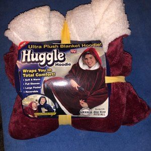 Huggle hoodie - As Seen on TV - NWOT Burgundy 💥DISC. SHIPPING💥